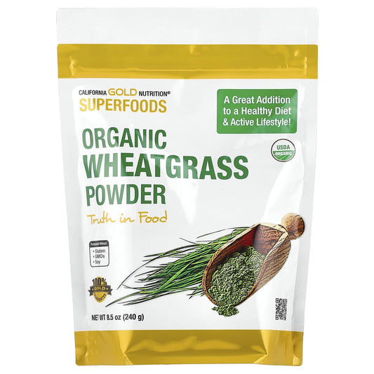 Superfoods, Organic Wheat Grass Powder, 8.5 Oz (240 G)