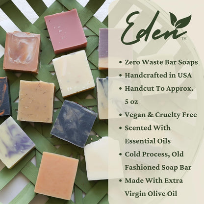 Daily Essentials - Natural Handmade Soap Bar Scented with Pure Essential Oils - 5Oz