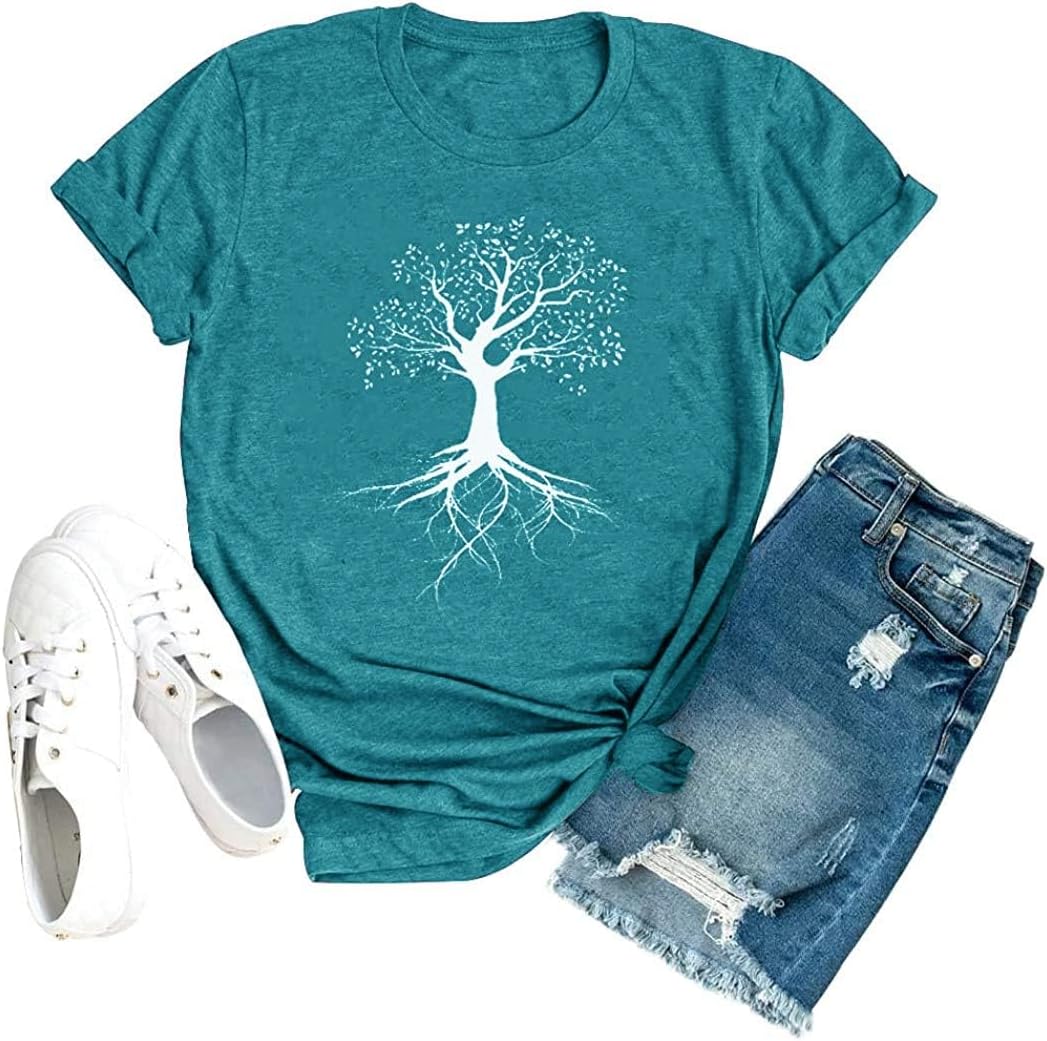 Women's Nature-Inspired Graphic T-Shirt. 